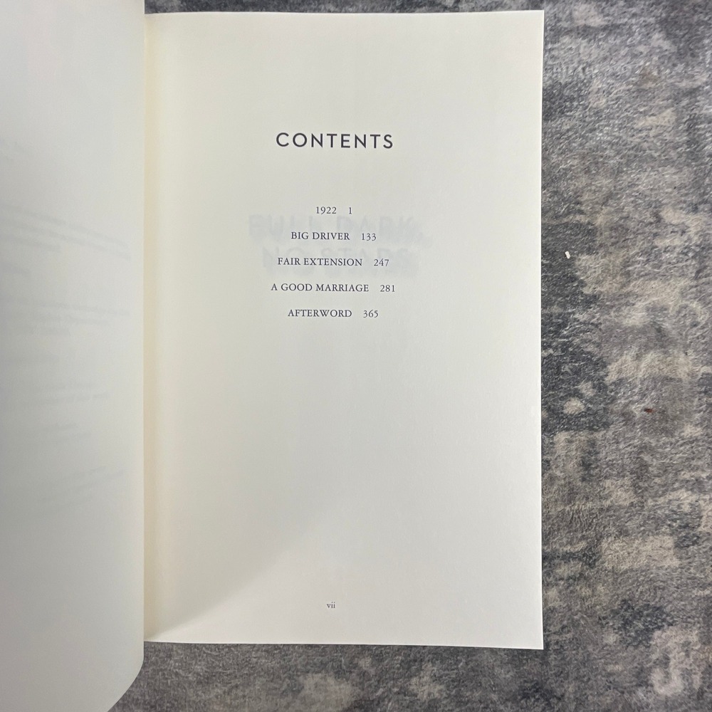 Full Dark No Stars Stephen King Hardcover Book Novella Collection - Picture 4 of 5
